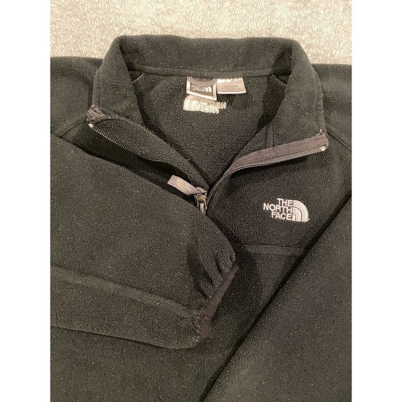 The North Face Other - The Northface Face Boys Black 1/4 Zip Fleece Pullover Jacket Size Large L